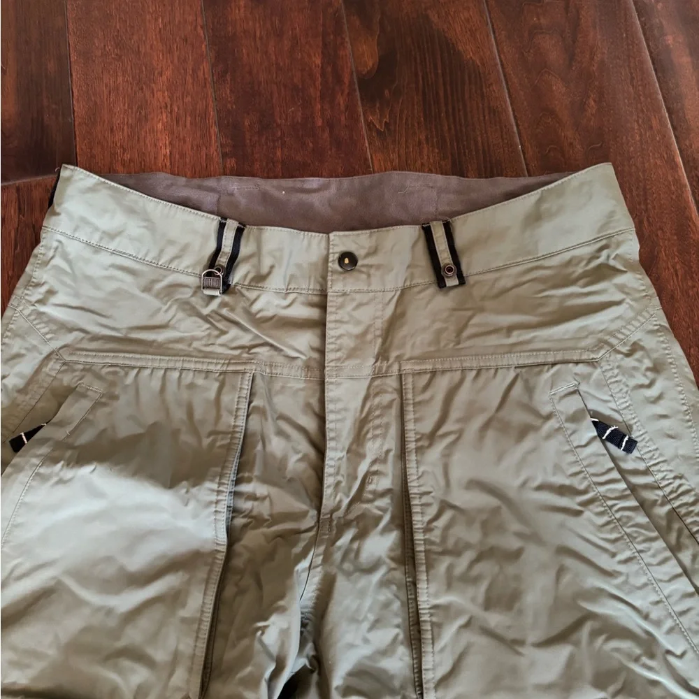 Bonfire Particle waterproof khaki green snowboard ski pants size XL
